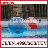 High Quality Zorbing Ball, Inflatable Human Hamster Ball, Clear Human Ball for Water Park thumbnail-1