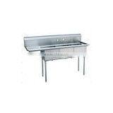 GRT - S3 - 242414 - 24L - 16 3 Compartment Stainless Steel Sink thumbnail-1