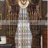 European Neo-Classical Balcony Hollow Out Embroidy Blackout Drape Curtain thumbnail-1