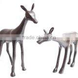 Deer Figurine Set Aluminium Christmas Decor Figurine thumbnail-1