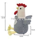 Store More Cute Animal Cotton Cock Door Stop With Bow-Tie thumbnail-2