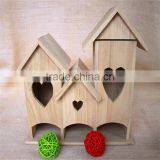 Wood Cutting Toys Toy Model Houses Low Cost Prefabricated Wood Houses Wood Toy Wood House With Heart Wooden Window thumbnail-1