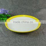 Wholesale White Round Porcelain Plate,Restaurant Ceramic Deep Dinner Plate Dish thumbnail-1