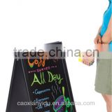 chalkboard with A-stand outdoor a-frame banner display promotional board display board