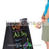 chalkboard with A-stand outdoor a-frame banner display promotional board display board