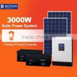 BESTSUN 3000w home wind solar hybrid power system for sale