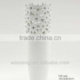 Ceramic Tall Vase With Crystals From SWAROVSKI thumbnail-1