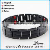 Cheap Wholesale Fashion Hot Selling Men Silver Stainless Steel Magnetic Bracelet thumbnail-5