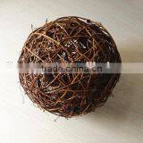 RH-YF25 Christmas Home Decorative Weaving Natural Round Rattan Balls thumbnail-3