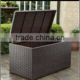 Rattan Outdoor Storage Box thumbnail-1