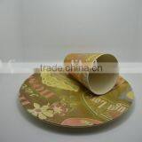 BSCI Audit Hot-sell Bamboo Fiber Dinner Set (BC-CS1008) thumbnail-3