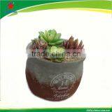 4" Round Concrete Windowsill Planter thumbnail-1