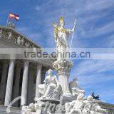Outdoor Garden Decoration Stone Carved Marble Goddess Athena Statue Greek Sculpture thumbnail-4