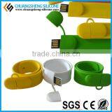 Colorful Silicone Usb Clap Wristband thumbnail-2