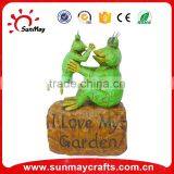 Resin Garden Decoration Frog Statues thumbnail-2