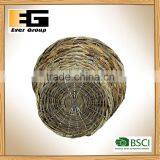 Handmade Woven Plastic Rattan Garden Planter Flower Baskets thumbnail-6