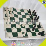 2017 Wholesale Best Sale Children Wooden Travel Chess Set W11A057 thumbnail-5