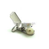 High Quality Stamping Steel Metal Suspender Clip With Plastic Teeth Inside for Garment, Cloth Clip thumbnail-2