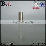 Cosmetic Packaging High Quality Clear Tube Glass Roll Bottle Roll on Perfume Bottle With Gold Cap Best Sellers China thumbnail-6