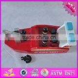 2016 New Design Funny Wooden Toy Boats for Toddlers W04F004 thumbnail-4