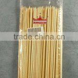 121-10 6" Disposable Food Kebab BBQ Bamboo Skewer thumbnail-1