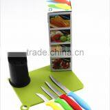 51005 5pcs Non-stick Knife With pp Stand thumbnail-4