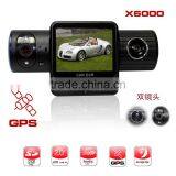 Cheap OEM Car DVR Video Recorder GPS Logger G-sensor Dual Lens Camera thumbnail-2