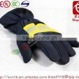 Factory Direct Sale Navy Blue Fireman Gloves for Fireghting thumbnail-3
