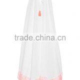 Holiday Sexy Cotton-Crepon Maxi Dress Backless Long Beach Dresses With Colorful Pink Embroidery Tasseled Ties 2016 HSD5840 thumbnail-5