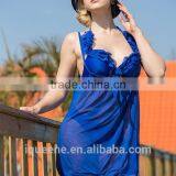 New Three Piece High Quality Sexy Steel Bracket Swimsuit,backless Bikini,beachwear thumbnail-6