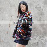 CX-G-A-51 Hot Sale Multi Color Genuine Mink Fur Coat for Winter thumbnail-2