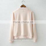 Brand New Cute Baseball Jacket Long Sleeve Bomber Jacket Stand Collar Slim Womens Coats And Jackets 2016 thumbnail-2