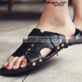 Zm35436a Summer Comfortable Leather Slippers 2017 New Men Sandals thumbnail-5