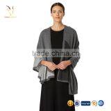 Designer Shawls And Wraps Grey 100 Cashemre Pashmina Shawl Wrap thumbnail-2