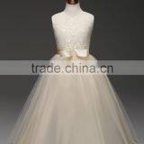 Children Girl Sleeveless Dress Embroidered Princess Lace Wedding Dress thumbnail-6