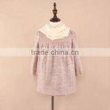 2015 Latest Girl Peppy Like Dress Pure Color Kid Clothing for School Baby Dress thumbnail-4