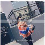 Striped Waterfall Wrap Female Cape Pashmina Printed Oversized Cashmere Shawl Famous Brand Women Winter Poncho thumbnail-6