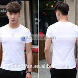 Wholesale Custom Printed Fashion T Shirts for Men Korean Men Shirts With High Quality OEM Brand From Guangzhou Manufacturer thumbnail-3