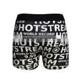Plastisol Letters Printed Man's Underwear Boxer Cotton Fabric Briefs Shorts thumbnail-6