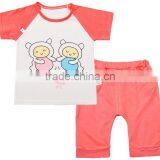 Oem Factory Nice Baby Boys Girls 2 Piece Knit Summer Printing Clothes Set thumbnail-6