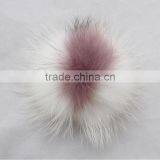 Myfur Hat Accessory Genuine Raccoon Fur Pompom Raccoon Fur Ball For Hats Raccoon Fur Ball Keychain thumbnail-1