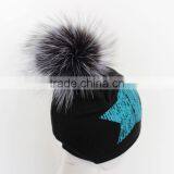 MYFUR Star Cute Baby Knitted Soft Warm Cotton Beanie Hat For Baby Boy or Girl Hat Winter Hats New Born thumbnail-2
