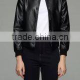 Runwaylover EY1043C Women pu Leather Jackets Ladies Short Jackets thumbnail-3