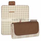 Roll-Up Picnic Blanket - Measures 52" x 47", Made From Polyester Fleece Plaid With Lining and Water-resistant PE Backing thumbnail-6