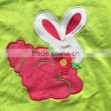 2016 New Easter Girls Dress Baby Girls Bunny Dress Ruffle Short Sleeves Summer Clothes With Accessories Set thumbnail-2