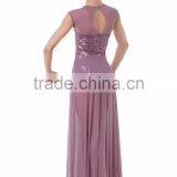 2016 Red Bean Paste Sequin Lace and Mesh thumbnail-2