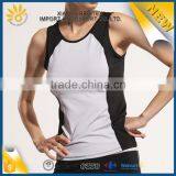 Oem Factory Cheap Fitness Breathable Women Splicing Tank Top thumbnail-2