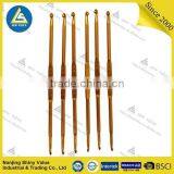 Knitting Usage Anodized Double Pointed Aluminium Crochet Hook Set