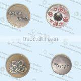Metal Jean Button With Pattern thumbnail-1