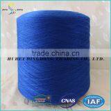 52/2 52/3 dyed blue 100% virgin polyester spun yarn